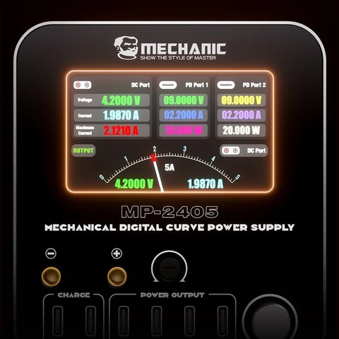 Лабораторный блок питания Mechanic MP-2405+, 0-24V / 5A Превью 2