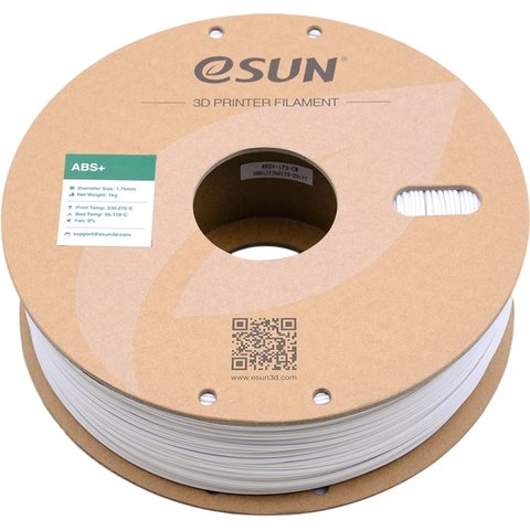 Филамент для 3D-принтера eSUN ABS+ Cold White, 1 кг Превью 2