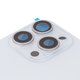 Housing Back Cover compatible with iPhone 15 Pro Max, (white, with camera lens, Original (PRC)) Preview 1