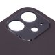 Housing Back Cover compatible with iPhone 12, (black, no need to remove the camera glass, Original (PRC), big hole) Preview 1