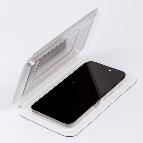 LCD compatible with iPhone 16, (black, with frame, AAA, (TFT), ZY, LTPS FHD) Preview 2