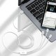 Cable USB Baseus Superior, USB tipo-A, USB tipo C, micro USB tipo-B, Lightning, 150 cm, 3.5 A, blanco, de silicona, 3 en 1, #CAMLTYS-02 Vista previa  1