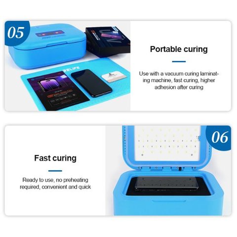 Protective Film Sunshine SS-057UR, (Pet Soft, HD, Anti-Reflection, UV curing, 25 pcs, 180 mm, 120 mm) Preview 6