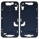 Housing compatible with iPhone 14, (black, with SIM card holders, with side button, HC, Global, midnight) Preview 2