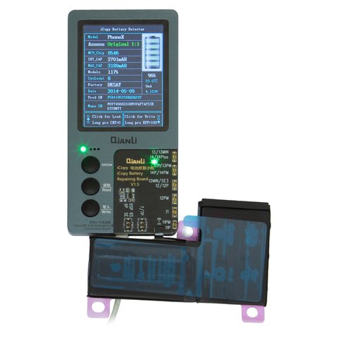 Battery compatible with iPhone X, (Li-ion, 3.81 V, 3100 mAh, High Capacity, original IC) #616-00347 Preview 1