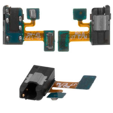 Conector de manos libres puede usarse con Samsung J330 Galaxy J3 (2017), J400 Galaxy J4 (2018), J415 Galaxy J4+, J730 Galaxy J7 (2017), con micrófono, con cable flex Vista previa  1