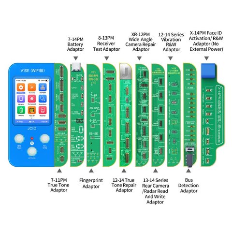 Programador JC V1SE Wi-Fi (juego 10 en 1) para iPhone 7 - 14 Vista previa  1