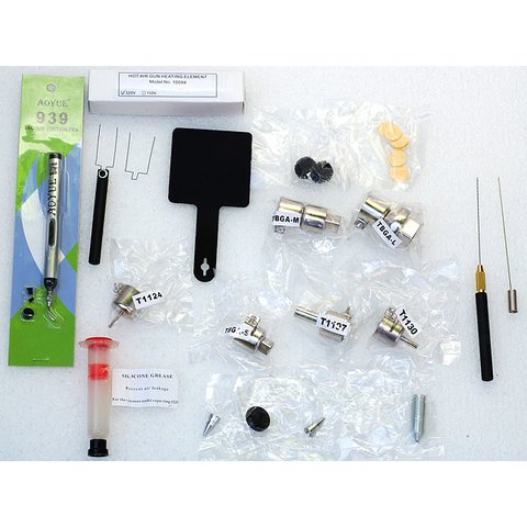 Термоповітряна паяльна станція для безсвинцевого паяння AOYUE 2702 з паяльником Прев'ю 1