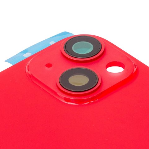 Задня панель корпуса для iPhone 14 Plus, червона, із склом камери, Original (PRC), red Прев'ю 1