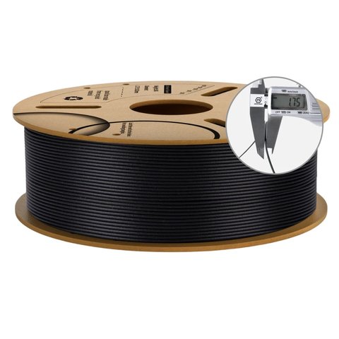 Филамент для 3D-принтера ELEGOO PLA-CF, Black 1 кг Превью 2
