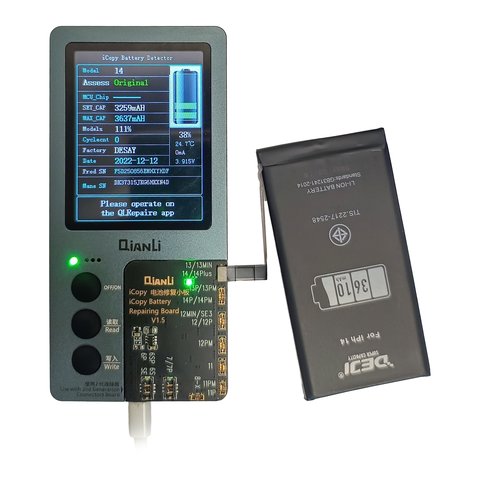 Аккумулятор Deji для Apple iPhone 14, Li-ion, 3,87 B, 3610 мАч, повышенная ёмкость, original IC Превью 1