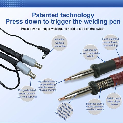 Тримач електродів для точкового зварювання 75B, з кабелем 50 мм² Прев'ю 5