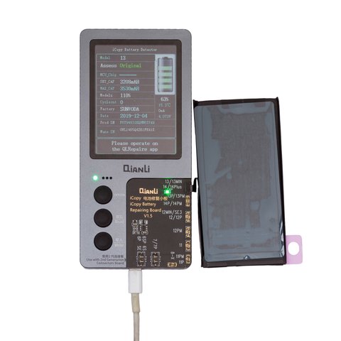 Аккумулятор для iPhone 13, Li-ion, 3,84 B, 3450 мАч, повышенная ёмкость, без ошибки, (A2655), genuine IC Превью 1