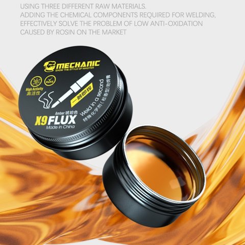 Флюс-паста Mechanic X9, не требует смывания, на основе канифоли, 20 г Превью 1