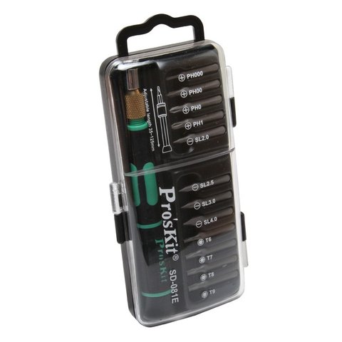 Викрутка з набором біт Pro'sKit SD-081E Прев'ю 5