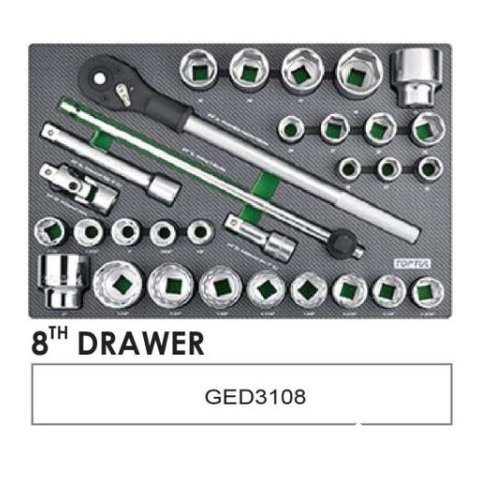 Візок з набором інструментів TOPTUL GE-44803 Прев'ю 8